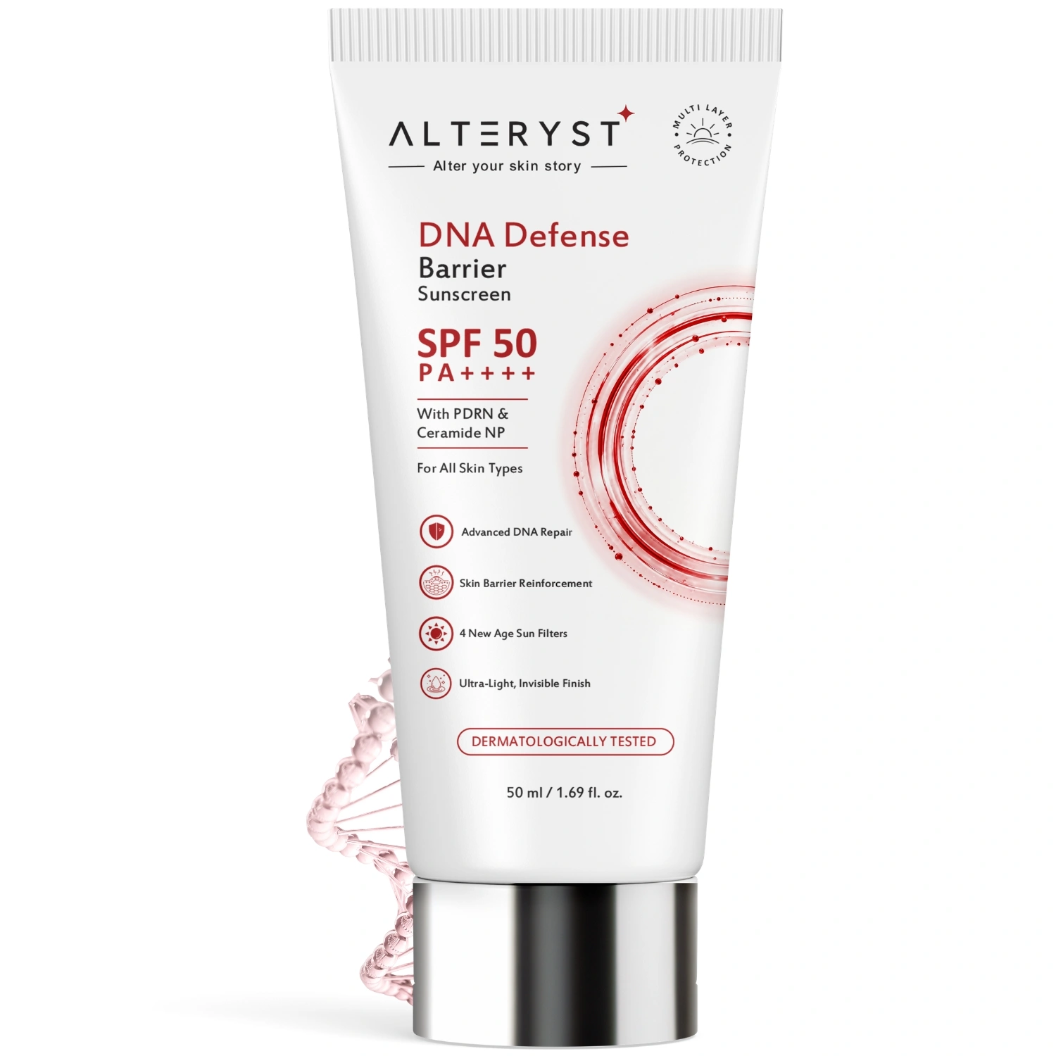 DNA Defense Barrier Sunscreen Gel SPF 50 PA++++ - image 1