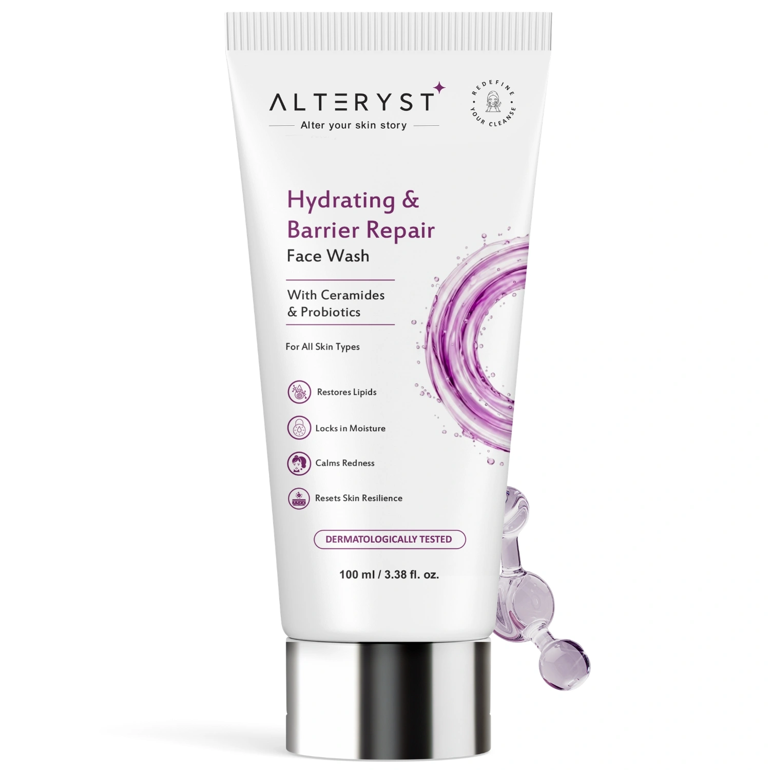 Alteryst Hydrating & Barrier Repair Face Wash 100 ML - image 1