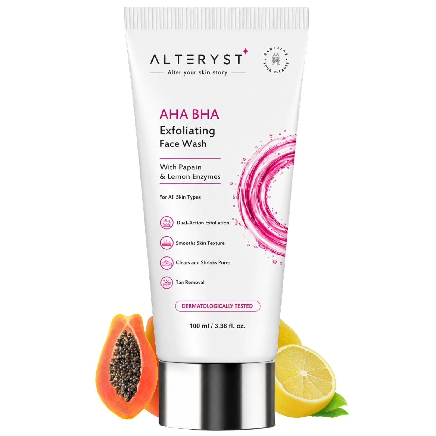 Alteryst AHA BHA Exfoliating Face Wash 100 ML - image 1
