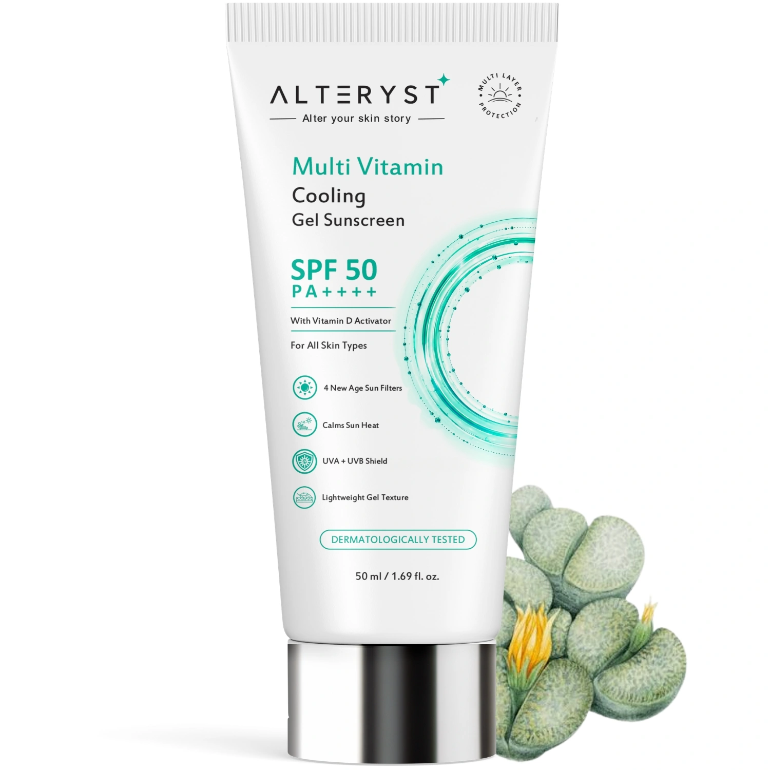 Multi Vitamin Cooling Gel Sunscreen SPF 50 PA++++ - image 1
